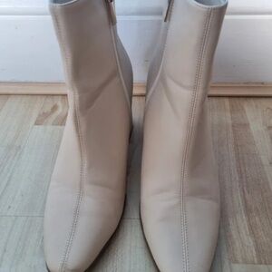 Primark Cream Heeled Boots